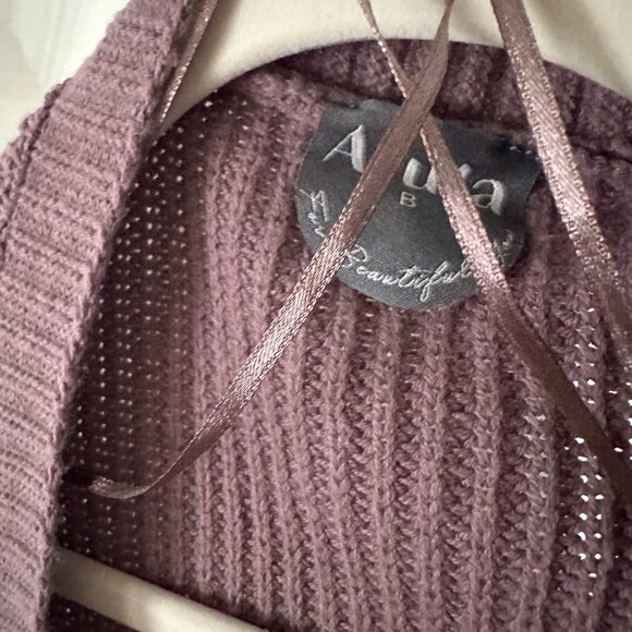 Arula Purple Cardigan Sweater Plus Size 2XL (B) - Picture 3 of 4